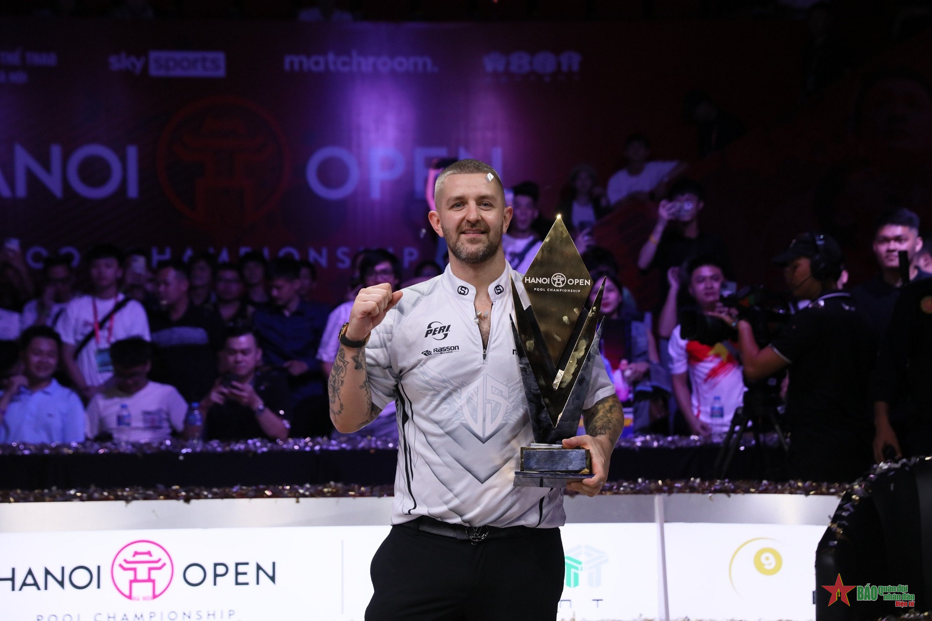 Jayson Shaw vô địch Hanoi Open Pool Championship 2023